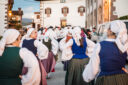 Groupe de danseuses traditionnelles basques
