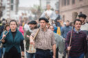 Défilé dans village basque